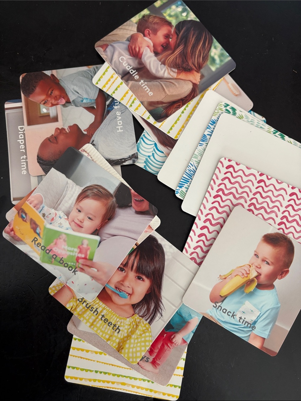 Routine Picture Flash Cards for Kids - Multicolor Activity Set
